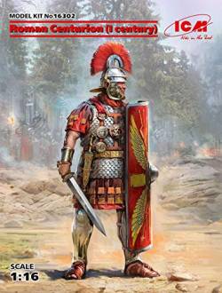 ICM ICM16302 1:16-Roman Centurion I Century (100% Neue Formen) von ICM