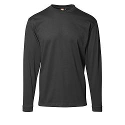 ID Herren Langarm T-Shirt, Schwarz, L von ID