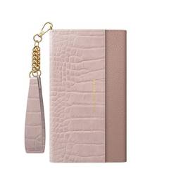 IDEAL OF SWEDEN Handtasche für iPhone 11 Pro/X/XS mit abnehmbarem Riemen und abnehmbarer Handyhülle, Signature Clutch, aus veganem, texturiertem Kunstleder, mit Magnetverschluss (Misty Rose Croco) von IDEAL OF SWEDEN