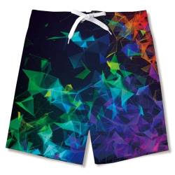 IDGREATIM Big Jungen Lässige 3D Ananas Gedruckt Hawaiian Beach Shorts Schnell Trocknend Sport Badeanzug Badeanzug von IDGREATIM