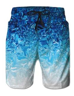 IDGREATIM Herren Badehose 3D Grafik hässliche lustige Strand Surfen Boardshorts Laufen Schwimmen Casual Short L von IDGREATIM