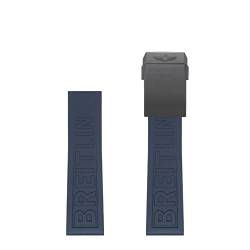IENYU 22 mm 24 mm DIVER PRO Gummiarmband Gummi-Uhrenarmband für Breitling-Armbänder für Avengers Navigtimer World, wasserdichtes weiches Uhrenarmband mit Schnalle (Farbe: 301S, Größe: 24 mm) von IENYU