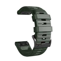 IENYU 22 x 26 mm Armband für Coros Vertix 2 Smartwatch, Silikon, Correa QuickFit-Armband für Garmin Fenix 6 6X Pro 7 7X 5 Zubehör, 26mm Fenix 3 3 HR, Achat von IENYU