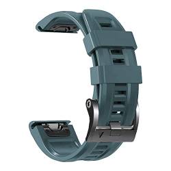 IENYU 22 x 26 mm Silikon-Smartwatch-Armband mit Schnellverschluss für Garmin Fenix 7X 7 6 6X Pro 5X 5 Plus 3HR Forerunner 935 945 Armband, 26mm Fenix 5X 5XPlus, Achat von IENYU