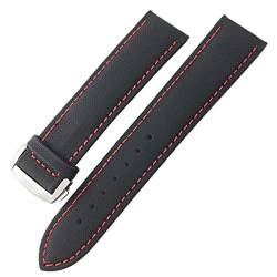 IENYU Nylon-Leinen-Armband, 19 mm, 20 mm, 21 mm, 22 mm, passend für Longines Uhrenarmband, 22 mm, Achat von IENYU