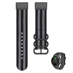 IENYU Quickfit Smartwatch-Armbänder für Garmin Fenix 7 7X 6 6X Pro 5X 5 Plus 3HR 935 945 VERTIX 2 Canvas Nylon NATO Armband 22 x 26 mm, For Epix Gen 2-Instinct2, Achat von IENYU