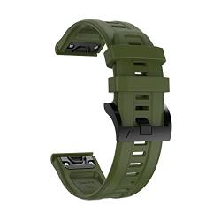 IENYU Smartwatch für Garmin Fenix 6 6X Pro 5X 5 Armband Silikon Tactix 7 Pro 7X Forerunner 935 945 Schnellverschluss-Armbandzubehör (Farbe: Q, Größe: für Vertix) von IENYU
