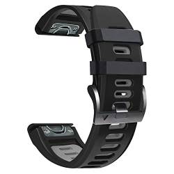 IENYU Uhrenarmband für Garmin Fenix 7, 7X, 6, 6X, Pro, 5, 5X, Plus, 3HR, Fenix6, Silikon, Schnellverschluss, Easyfit-Armband, 26 mm, 22 mm, 26mm For Fenix 5X 5XPlus, Achat von IENYU