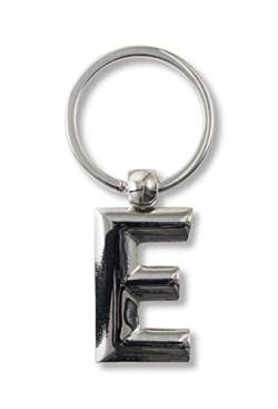 if Metal Letter Keyring Personalised Alphabet Letters - Silver -E Schlüsselanhänger 7 Centimeters Silber (Silver) von IF