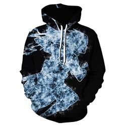 IFIKK Anime Pullover Hoodie Jungen Mädchen 3D Druck Manga Anime Kapuzenpullover Japanischen Anime Hoodie Kakashi Sasuke Pullover Outwear Unisex Sweatshirt (Stil 17, 5XL) von IFIKK