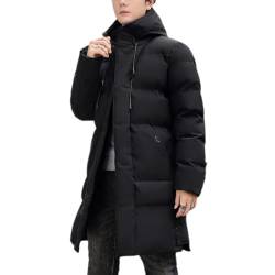 IFIKK Herren Winter Jacke Mantel Daunenjacke für Herren Lang Winterjacke Wintermantel Daunenmantel Steppmantel Herren Jacken (DE/NL/SE/PL, Alphanumerisch, 4XL, Regular, Regular, WIJK02) von IFIKK