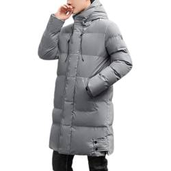 IFIKK Herren Winter Jacke Mantel Daunenjacke für Herren Lang Winterjacke Wintermantel Daunenmantel Steppmantel Herren Jacken (DE/NL/SE/PL, Alphanumerisch, 5XL, Regular, Regular, WIJK04) von IFIKK