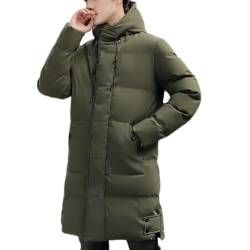 IFIKK Herren Winter Jacke Mantel Daunenjacke für Herren Lang Winterjacke Wintermantel Daunenmantel Steppmantel Herren Jacken (DE/NL/SE/PL, Alphanumerisch, XXL, Regular, Regular, WIJK03) von IFIKK