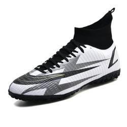 IFIKK Unisex Fußballschuhe Herren High Top Jugend Trainingsschuhe Professionelle Outdoor Fußballschuhe Herren Fußballschuhe (E2,41) von IFIKK