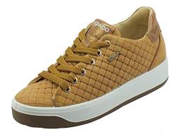 IGI&CO 1659033 Nabuk Codex Cognac Sneaker Comfort für Damen mit Geflecht-Effekt, cognac, 39 EU von IGI&Co