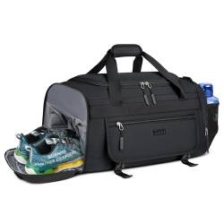 Sporttasche Reisetasche für Damen und Herren 55L Groß Gym Fitness Sport Tasche mit Schuhfach Weekender Bag Handgepäck Tasche von IGOLUMON