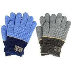 IHCEMIH 2 Pack Gloves Blue Grey von IHCEMIH