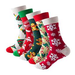 IHCEMIH 5 Pairs Christmas Socks Set von IHCEMIH