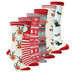 IHCEMIH 6 Pairs Christmas Socks Set von IHCEMIH