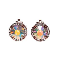Opal-Mikro-Ohrclip mit vollem Diamant für Frauen, Geschenk, Diamant-Ohrring für ein Geschenk, Damen-Ohrringe zum Valentinstag, farbe, Einheitsgröße von IHEHUA