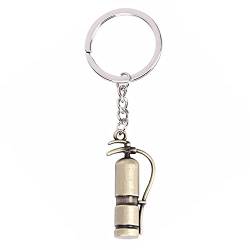 IKAAR Schlüsselanhänger Schlüsselring Feuerlöscher-Form Anhänger Schlüsselanhänger Keychain Geschenk von IKAAR