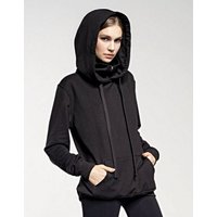 ILAY Lit Hoodie Double Cap Hoodie bis XXL, BLACK Mit Kapuze, Mit Kängurutasche von ILAY Lit