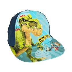 ILS I LOVE SHOPPING Mütze mit Visier für Jungen/Kinder, verstellbare Baseballkappe, T-Rex Dinosaurier, Einheitsgröße von ILS I LOVE SHOPPING