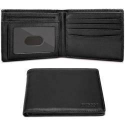 IMDCGYY Geldbörse Herren Geldbörse RFID Zertifiziert Portmonee Herren Geldbeutel Wallet Portemonnaie Herren Wallet for Men (eisenhaltig) von IMDCGYY