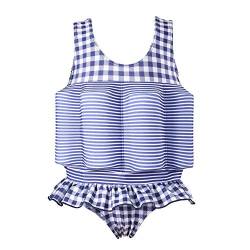 Mädchen Bojen Badeanzug Kinder Unisex Bademode Schwimmhilfe Jungen Einteiliger Schwimmanzug mit Verstellbarem Auftrieb Schwimmkraft Badebekleidung Schwimmen Lernen Ausbildung Anzug Blau 3-4 Jahre von IMEKIS