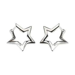 Minimalist Star Kleine Reifen Ohrringe 925 Sterling Silber für Frauen Teen Mädchen Nette Huggie Hoops Hochzeit Verlobung Ohrring Mode Schmuck Geschenke für beste Freundin Tochter Hypoallergen von IMINI