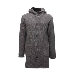 IMPERIAL 5128AR cappotto uomo wool blend coat black/grey-L von IMPERIAL