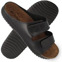 INBLU Bozen, Slipper mit Klettverschluss, orthopädische Innensohle, Herren Sandale von INBLU