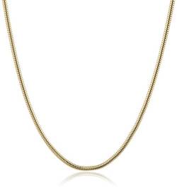 InCollections Damen-Halskette 925/000 Sterlingsilber vergoldet Schlangenkette 1,6/70 cm 107029ES16200 von INCOLLECTIONS