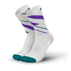 INCYLENCE Angles Sportsocken lang, leichte Running Socks, atmungsaktive und schweißableitende Kompressionssocken mit Anti-Blasen Schutz, Lauf-Socken für Damen und Herren, 39-42 von INCYLENCE