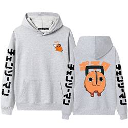 INDIRAN Chainsaw Man Hoodie Anime Pochita Cosplay Kostüm Pullover Lässiger Grafikdruck Langarm Pullover Sweatshirt für Unisex von INDIRAN