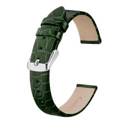 INEOUT Neue Frauen Echtes Leder Uhrenarmbänder 8mm 10mm 12mm 14mm 16mm 18mm 19mm 20mm Ersatz Band Armband Dame Watchban (Color : Green, Size : 12mm) von INEOUT