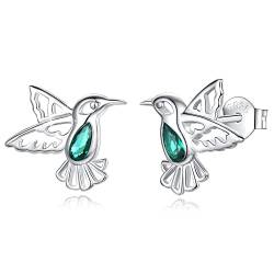 INFUSEU Frosch Ohrringe, 925 Sterling Silber Niedlich Baumeln Ohrringe für Frauen Mädchen irischen Glücksbringer Tierschmuck Geschenke von INFUSEU