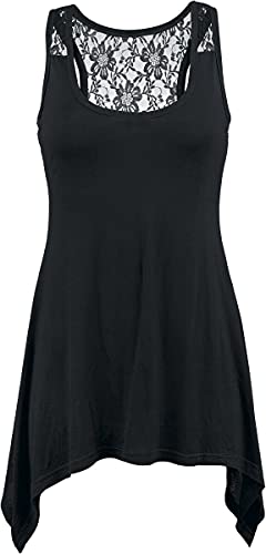 INNOCENT Amber Frauen Top schwarz XL 65% Baumwolle, 35% Polyester Casual Wear, Nu Goth, Rockwear von INNOCENT