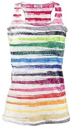 INNOCENT Icicle Burnout Frauen Top Multicolor XS von INNOCENT