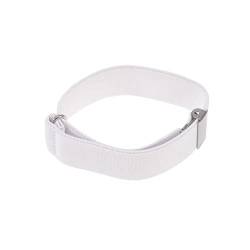 INOOMP 1 Paar Herren Strapsgürtel Verstellbare Ärmelstrumpfbänder Elastische Armbinden Für Hemdsärmel Ärmelstrumpfbänder Für Frauen Hemdenhaltergurte Damen Einstellbar Strumpfband Weiß von INOOMP