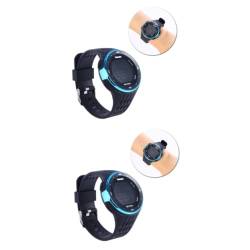 INOOMP 2St Digitaluhr für Herren Boderry-Uhren für Herren Übungsuhr Uhrengehäuse für Herren Herrenuhren Digitale Sportuhr elektronische Armbanduhren Uhr Outdoor-Uhr Anzahl Anschauen Mann von INOOMP
