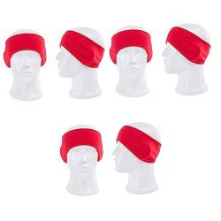 INOOMP Haarband 3st Kopftuch Stirnband Rotes Bandana-stirnband Turban-stirnband Bandana Stirnband Fleece- -stirnbänder Ohrenschützer Reiten Zubehör Männer Und Frauen Outdoor-Zubehör von INOOMP