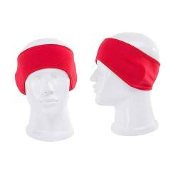 INOOMP Haarband Rotes Bandana-stirnband Kopftuch Stirnband Bandana Stirnband Turban-stirnband Ohrenschützer Fleece- -stirnbänder Laufen Zubehör Männer Und Frauen Outdoor-Zubehör von INOOMP