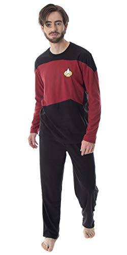 INTIMO Star Trek Next Generation Men's Picard Uniform Costume Sleepwear Raglan and Pants Pajama Set (MD) von INTIMO
