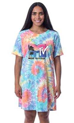 MTV Womens' Music Television Beach Classic '80s Nightgown Pajama Shirt (XXX-Large) von INTIMO