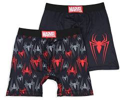 Marvel Mens' 2 Pack Spider-Man Spidey Underwear Briefs Boxershorts (Medium) Black von INTIMO