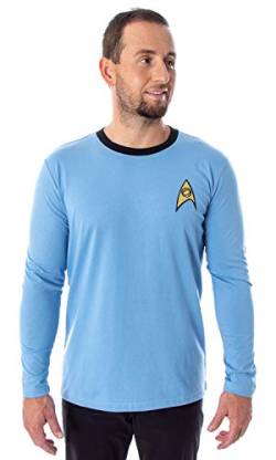 Star Trek The Original Series Men's TOS Costume Long Sleeve Tee Shirt - (Spock, XXX-Large) von INTIMO