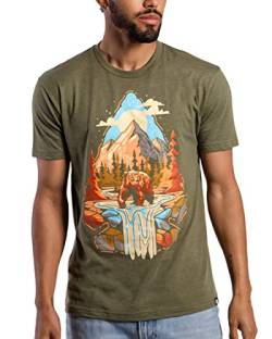 INTO THE AM Graphic Tees for Men – Coole Neuheit T-Shirt für Männer S - 4XL, Wilderness, Mittel von INTO THE AM