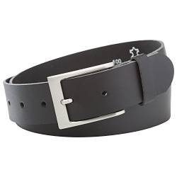 INVIDA® Herren Gürtel HOSS Übergröße SCHWARZ 4cm Breite 160cm Länge von INVIDA