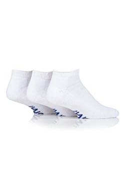 IOMI Herren Footnurse Gepolsterter Fuß Diabetiker Trainer Socken Packung mit 3 Weiß 47-49 von IOMI